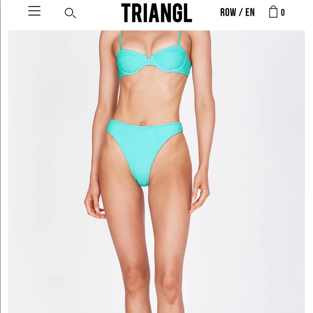 New with Tags Size 2 Turquoise TRIANGL Bikini